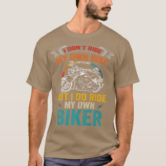 Ich fahre nicht mit meinem eigenen Fahrrad, aber i T-Shirt