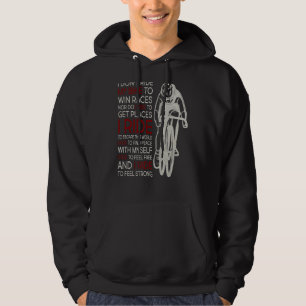 Ich fahre nicht mit meinem Fahrrad, um Rennen 1 zu Hoodie