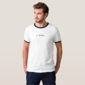 ich fahre rad T-Shirt (Vorne ganz)