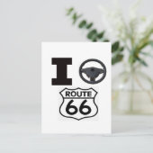 Ich fahre Route 66 Postkarte (Stehend Vorderseite)