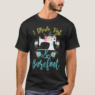 Ich fahre schnell und barfuß - Nähen für Schneider T-Shirt