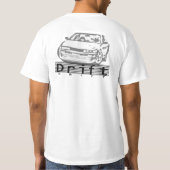 Ich fahre seitlich T - Shirt (Rückseite)