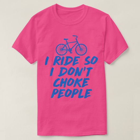 Ich fahre so lustig BMX Mountain Bike MTB Radfahre T-Shirt (Design vorne)