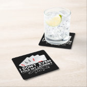 Ich falte noch nicht einmal mein Geschenk mit der Rechteckiger Pappuntersetzer (Vor Ort)