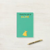 Ich fand den Goldtopf St. Patrick's Day Post-it Klebezettel (Auf Schreibtisch)