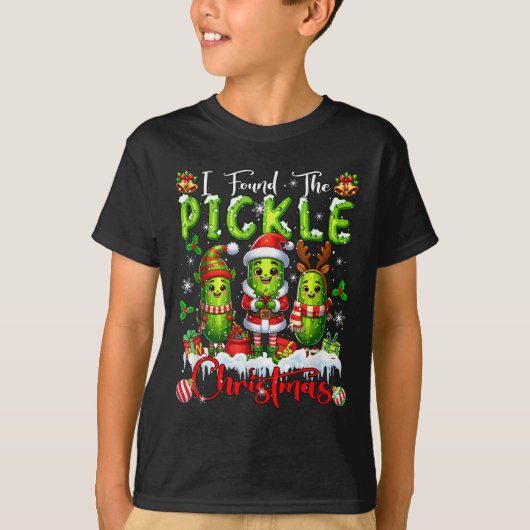 Ich fand den Weihnachtsmann-Rentier-Elfskel T-Shirt (Vorderseite)