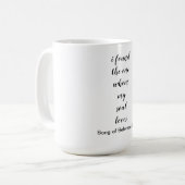 Ich fand die eine Tasse (Vorderseite Links)