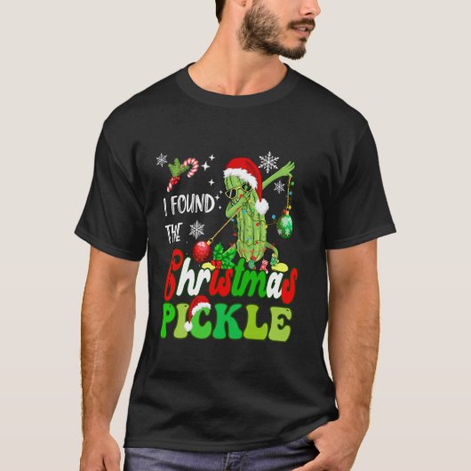 Ich fand die Weihnachtspickle Funny Pickles Candy T-Shirt (Vorderseite)