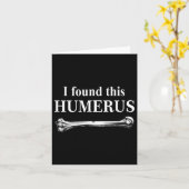 Ich fand diese Humerus Funny Bones Anatomie Karte (Gelbe Blume)