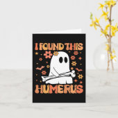 Ich fand diese humerus Funny Ghost Spooky Season H Karte (Gelbe Blume)