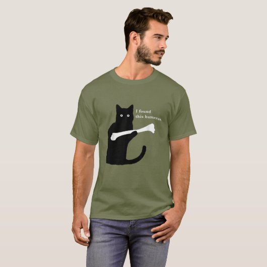 Ich fand diese Humerus-Funny-Katze Lover T-Shirt (Vorne ganz)
