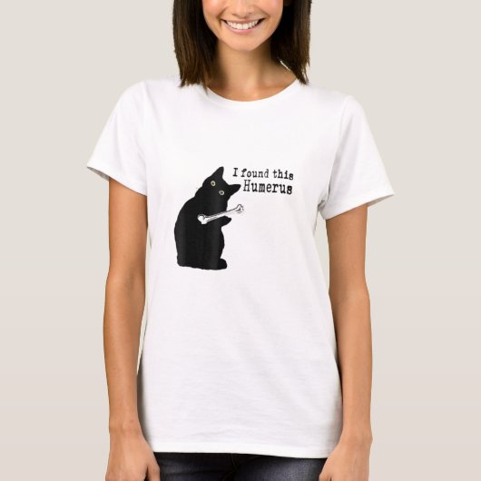 Ich fand diese humerus humorvolle Katze Lover Hall T-Shirt (Vorderseite)