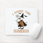 Ich fand diese Humerusente Funny Halloween Witch B Mousepad (Mit Mouse)
