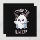 Ich fand diesen Humerus Funny Halloween Geist (Vorne/Hinten)