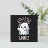 Ich fand diesen Humerus Funny Halloween Geist (Stehend Vorderseite)