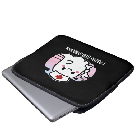 Ich fand diesen Humerus Funny Halloween Nurse Ghos Laptopschutzhülle (Vorne Knopf)