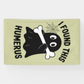 Ich fand diesen Humerus Halloween-Geist Banner (Horizontal)