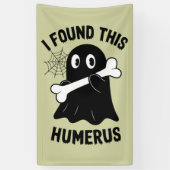 Ich fand diesen Humerus Halloween-Geist Banner (Vertikal)