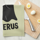 Ich fand diesen Humerus Halloween-Geist Geschirrtuch (Viertel Falte)