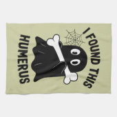 Ich fand diesen Humerus Halloween-Geist Geschirrtuch (Horizontal)