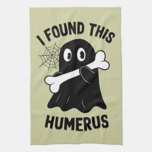 Ich fand diesen Humerus Halloween-Geist Geschirrtuch