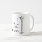 Ich fand diesen Humerus Kaffeetasse (VorderseiteRechts)