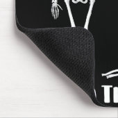 Ich fand diesen Humerus - lustiges Skelette Mousepad (Ecke)