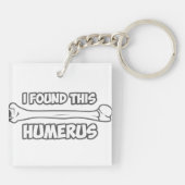 Ich fand diesen Humerus Schlüsselanhänger (Rückseite)