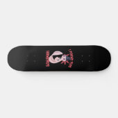 Ich fand diesen Humerus Spooky Halloween Axolotl K Skateboard (Horizontal)
