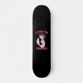 Ich fand diesen Humerus Spooky Halloween Axolotl K Skateboard (Vorne)