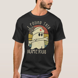 Ich fand dieses Humerus Boo Ghost Halloween-Kostüm T-Shirt