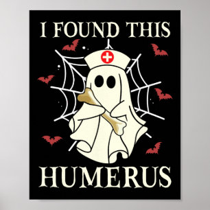 Ich fand dieses Humerus Ghost Nurse lustiges Hallo Poster