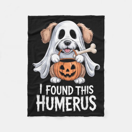 Ich fand dieses Humerus Halloween-Kostüm 1 Fleecedecke (Vorderseite)