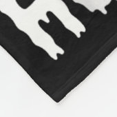 Ich fand dieses humerus Halloween-Kostüm Fleecedecke (Ecke)