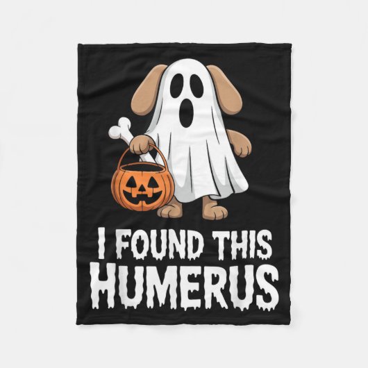 Ich fand dieses humerus Halloween-Kostüm Fleecedecke (Vorderseite)