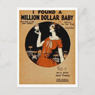 Ich fand ein Million-Dollar-Baby Postkarte