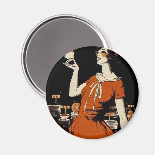 Ich fand eine Million Dollar Baby Magnet (Vorderseite/Rückseite)