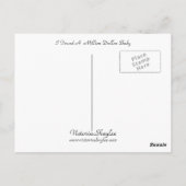 Ich fand eine Million Dollar Baby Postkarte (Rückseite)