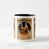 Ich fand eine Million Dollar Baby Zweifarbige Tasse (Mittel)