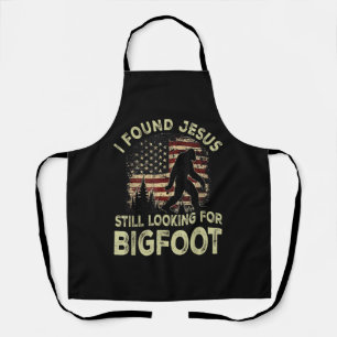 Ich fand Jesus immer noch Bigfoot lustig Sommer C Schürze
