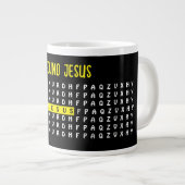 Ich fand Jesus-Tasse Jumbo-Tasse (Vorderseite Rechts)