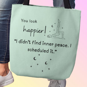 Ich fand keinen inneren Frieden. Ich habe es gepla Tasche