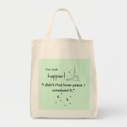 Ich fand keinen inneren Frieden. Ich habe es gepla Tragetasche (Vorne)