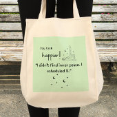 Ich fand keinen inneren Frieden. Ich habe es gepla Tragetasche