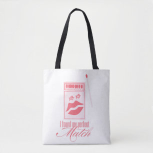 Ich fand mein perfektes Match-Design Rosa Mädche Tasche