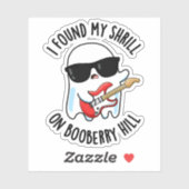 Ich fand meine Shrill auf Booberry Hill Funny Ghos Aufkleber (Blatt)