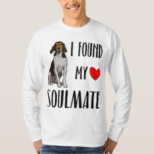 Ich fand meinen Seelenbaum Walker Coonhound Hund L T-Shirt