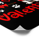 Ich fand meinen Valentinischen Beagle mit Niedlich Poster (Ecke)