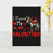 Ich fand meinen Valentins-Esel mit Blumenbauer-Sch Karte (Gelbe Blume)