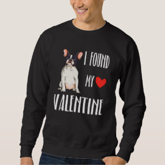 Ich fand meinen Valentinstag als französischen Bul Sweatshirt